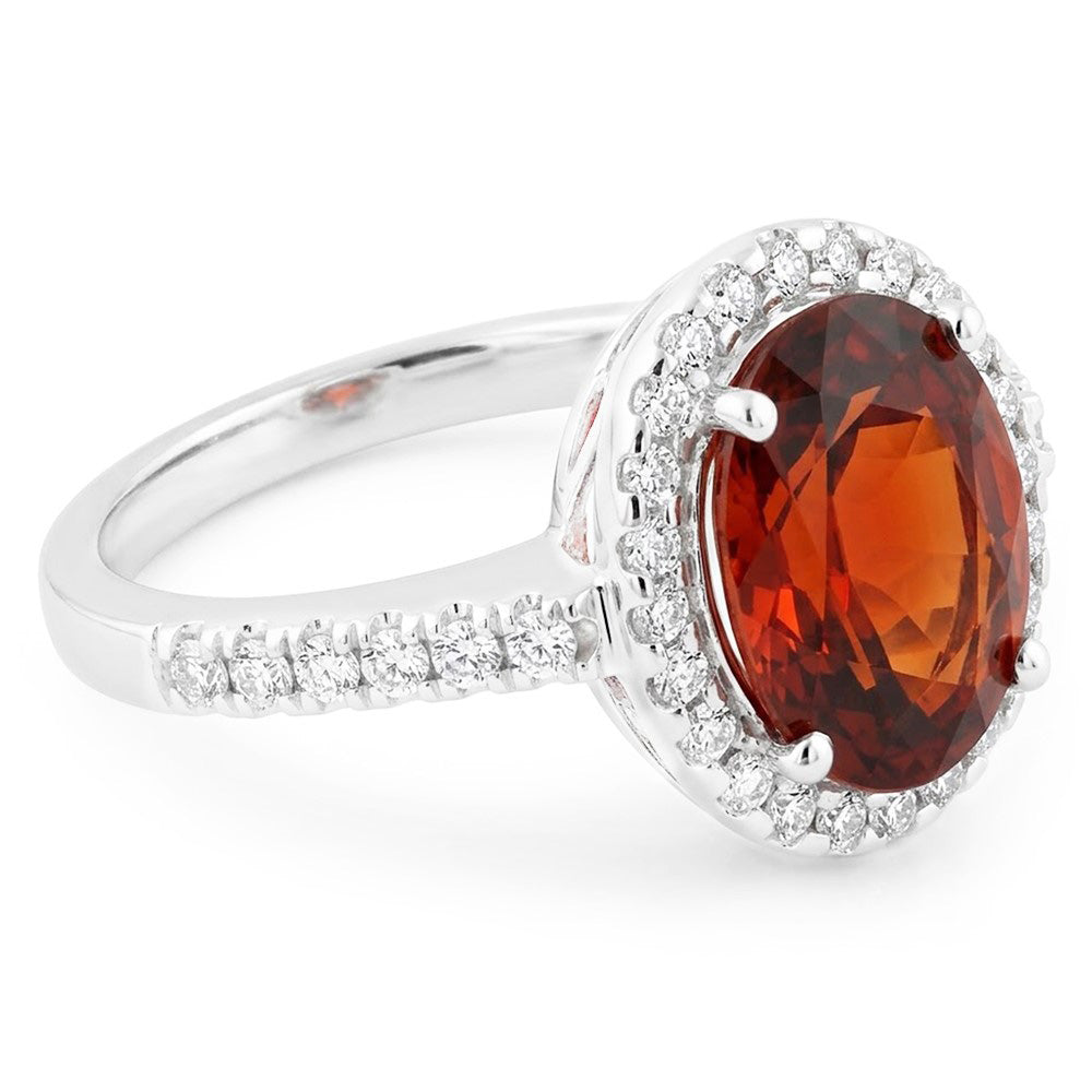 Echter Garnet Ring 14 Karat
