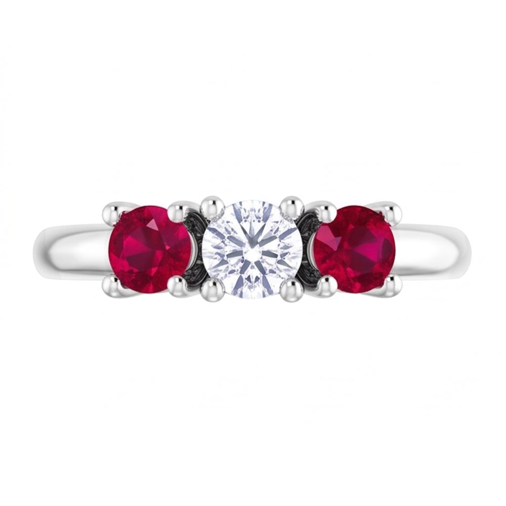 Echter Rubin Ring 0.60 Karat
