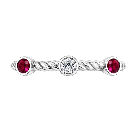 Echter Rubin Ring 0.90 Karat