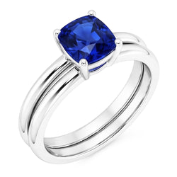 Echter Saphir Ring 1 Karat