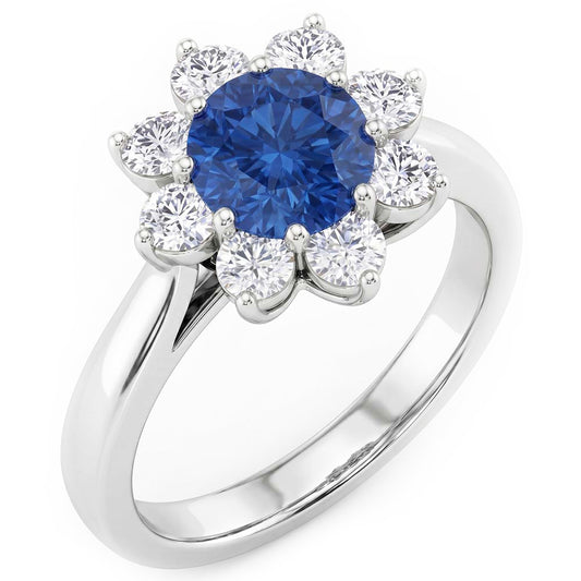 Echter Saphir Ring 2.45 Karat