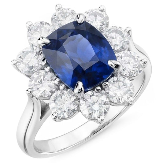 Echter Saphir Ring 3.50 Karat