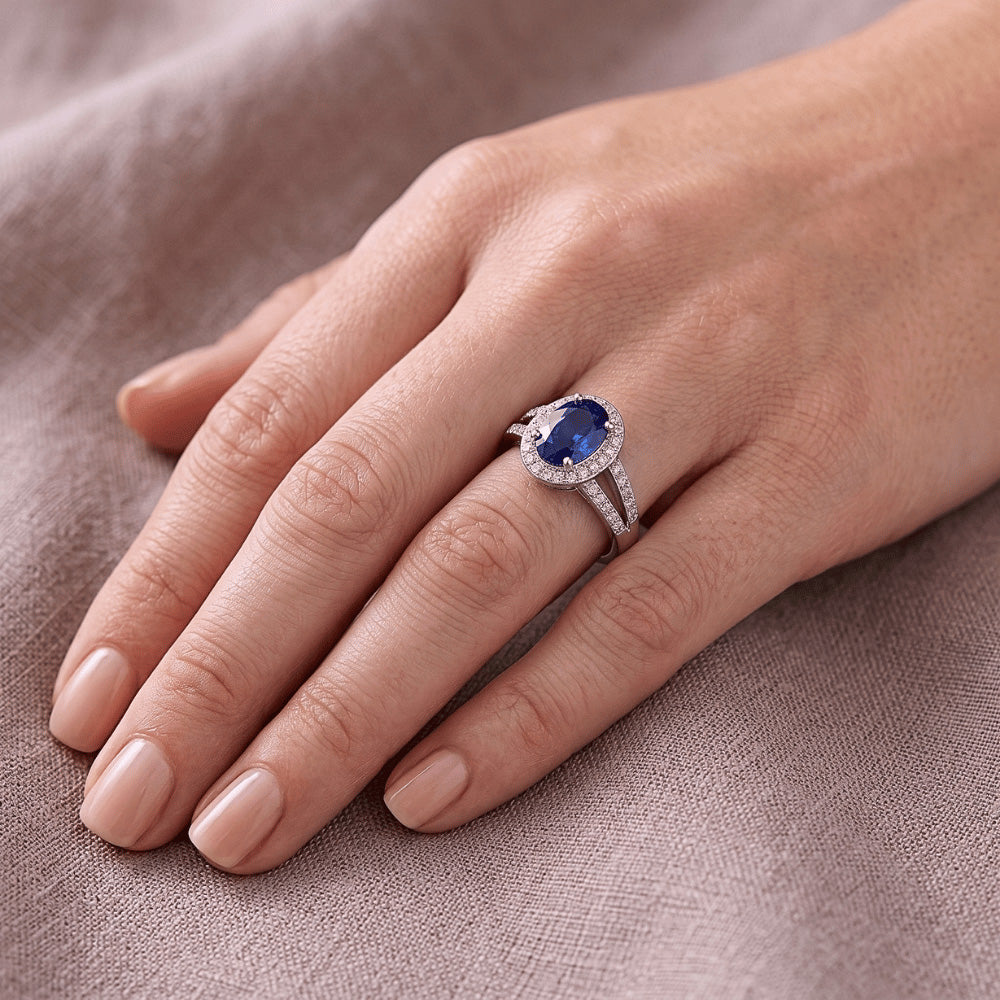 Echter Saphir Ring 3.51 Karat