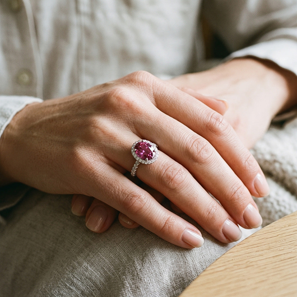 Echter Saphir Ring 3.90 Karat