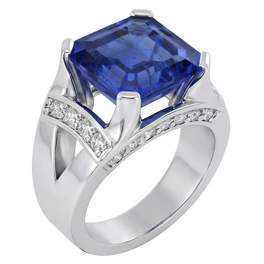 Echter Saphir Ring 3 Karat