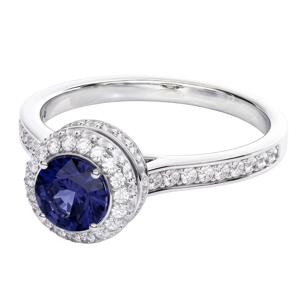 Echter Saphir Ring 3 Karat