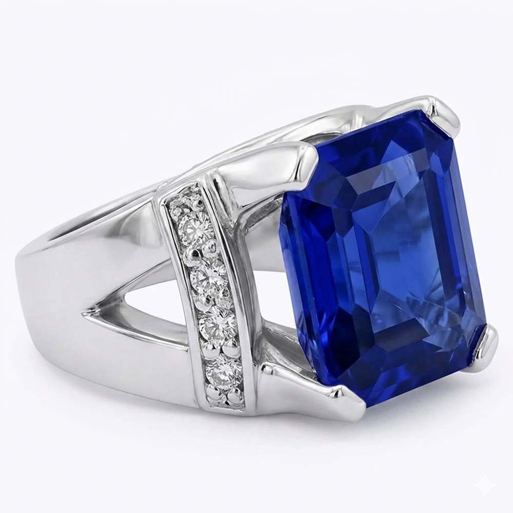Echter Saphir Ring 3 Karat