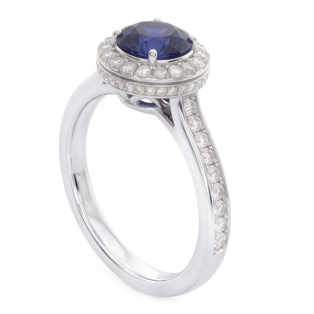 Echter Saphir Ring 3 Karat