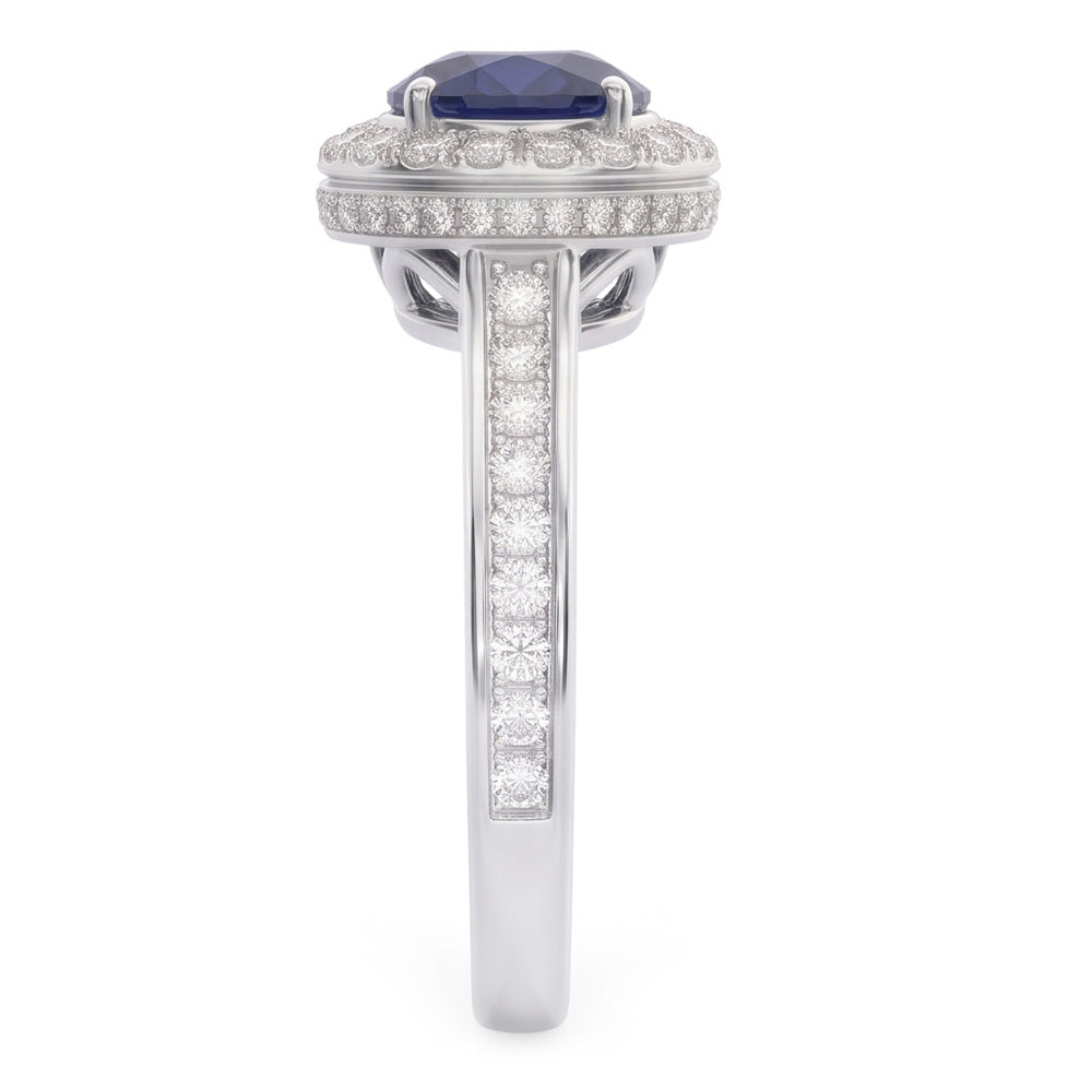 Echter Saphir Ring 3 Karat