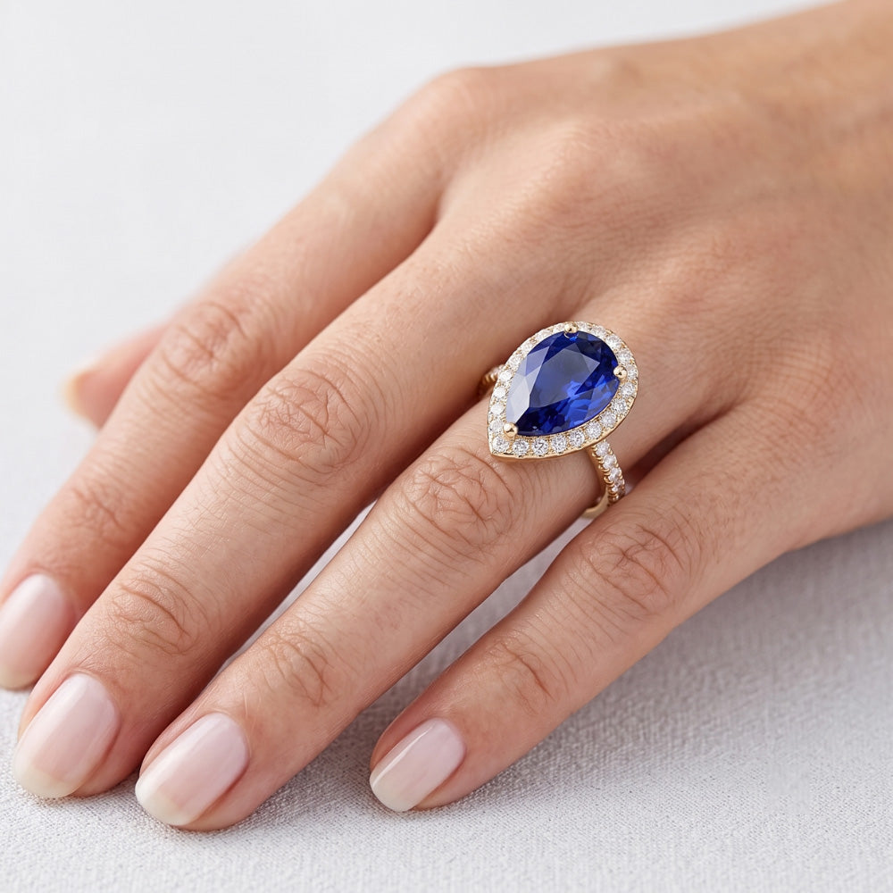 Echter Saphir Ring 4.50 Karat