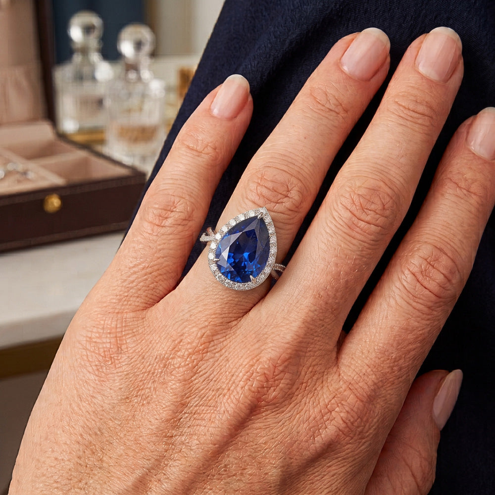 Echter Saphir Ring 5.50 Karat