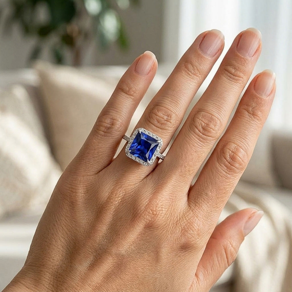 Echter Saphir Ring 5.50 Karat