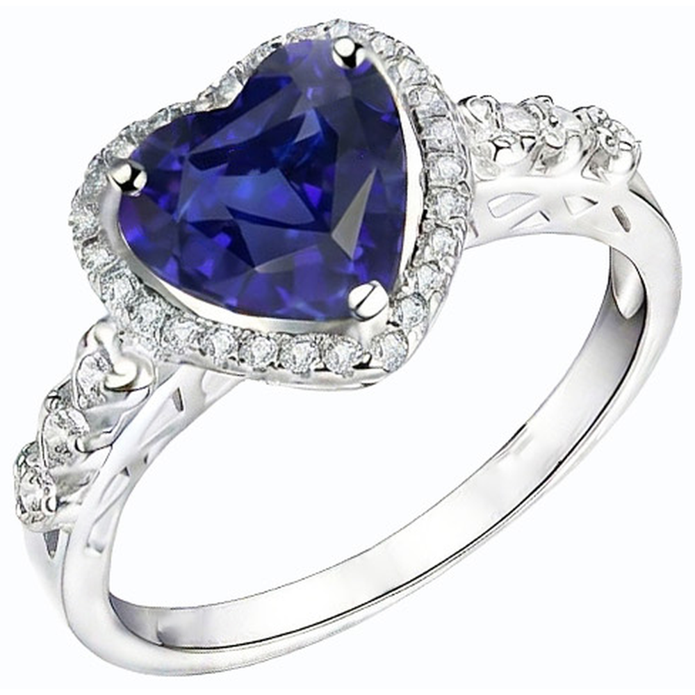 echter round diamant 2Karat ring Seitenansicht