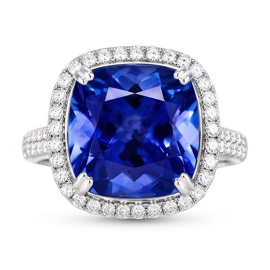 Echter Tansanit Ring 5 Karat