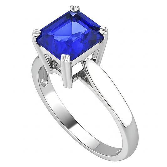 echter diamant 2Karat ring Draufsicht
