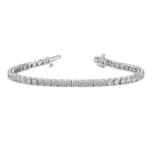 Echtes Diamant-Tennisarmband mit 15 Zeigern