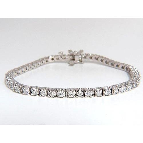 Echtes Diamant-Tennisarmband