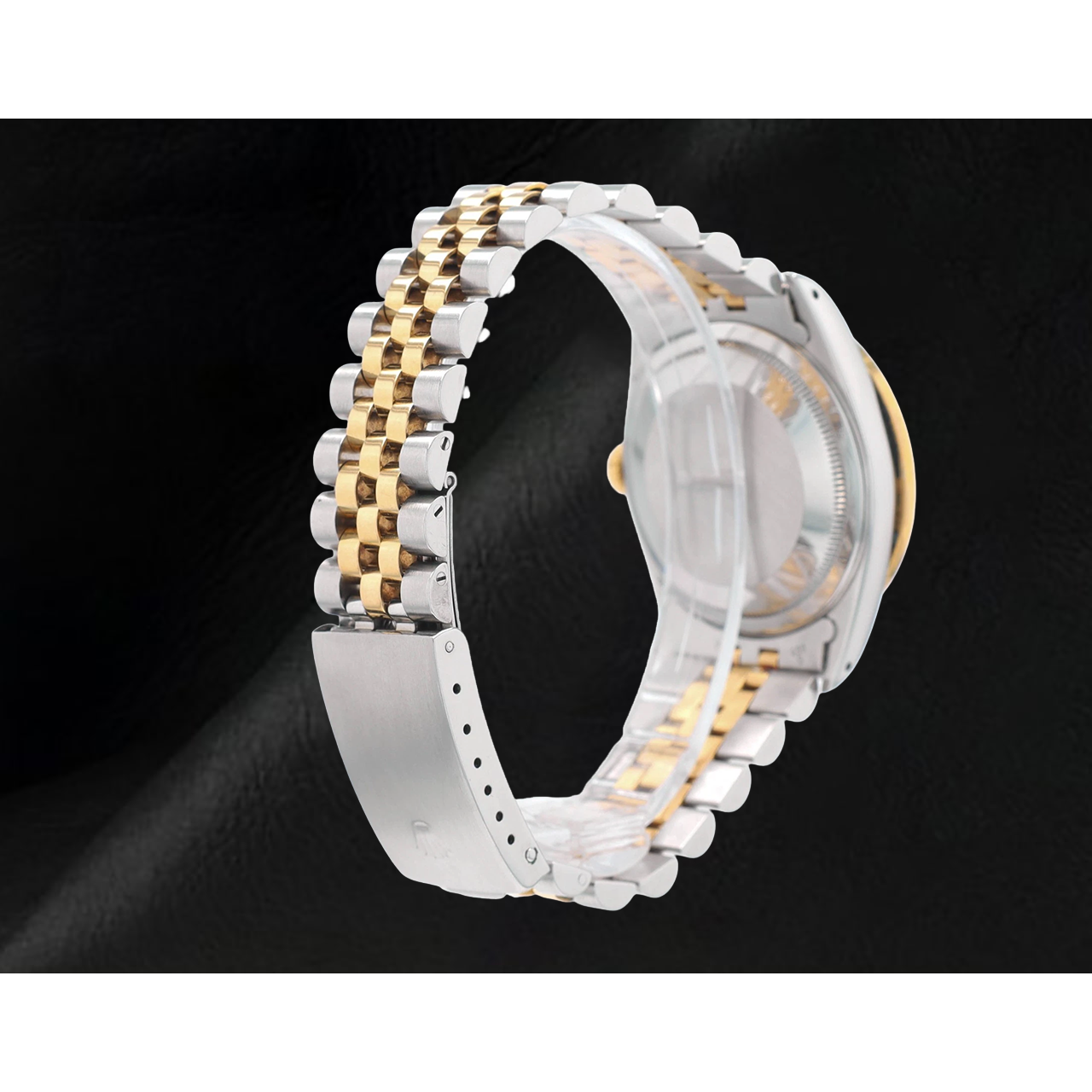 Edelstahl Gold Jubilee Armband & Datejust Rolex Rosa Diamant Zifferblatt Lünette Uhr SCHNELLES EINSTELLEN