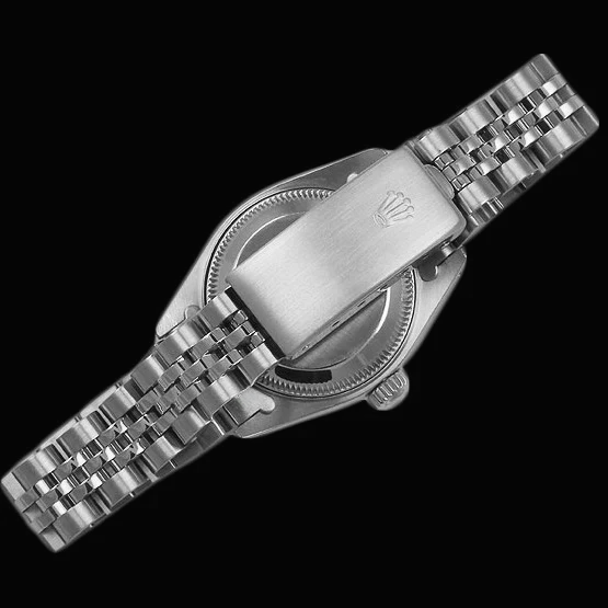 Edelstahl Jubilee Armband Date Just Damenuhr Stick Zifferblatt Rolex