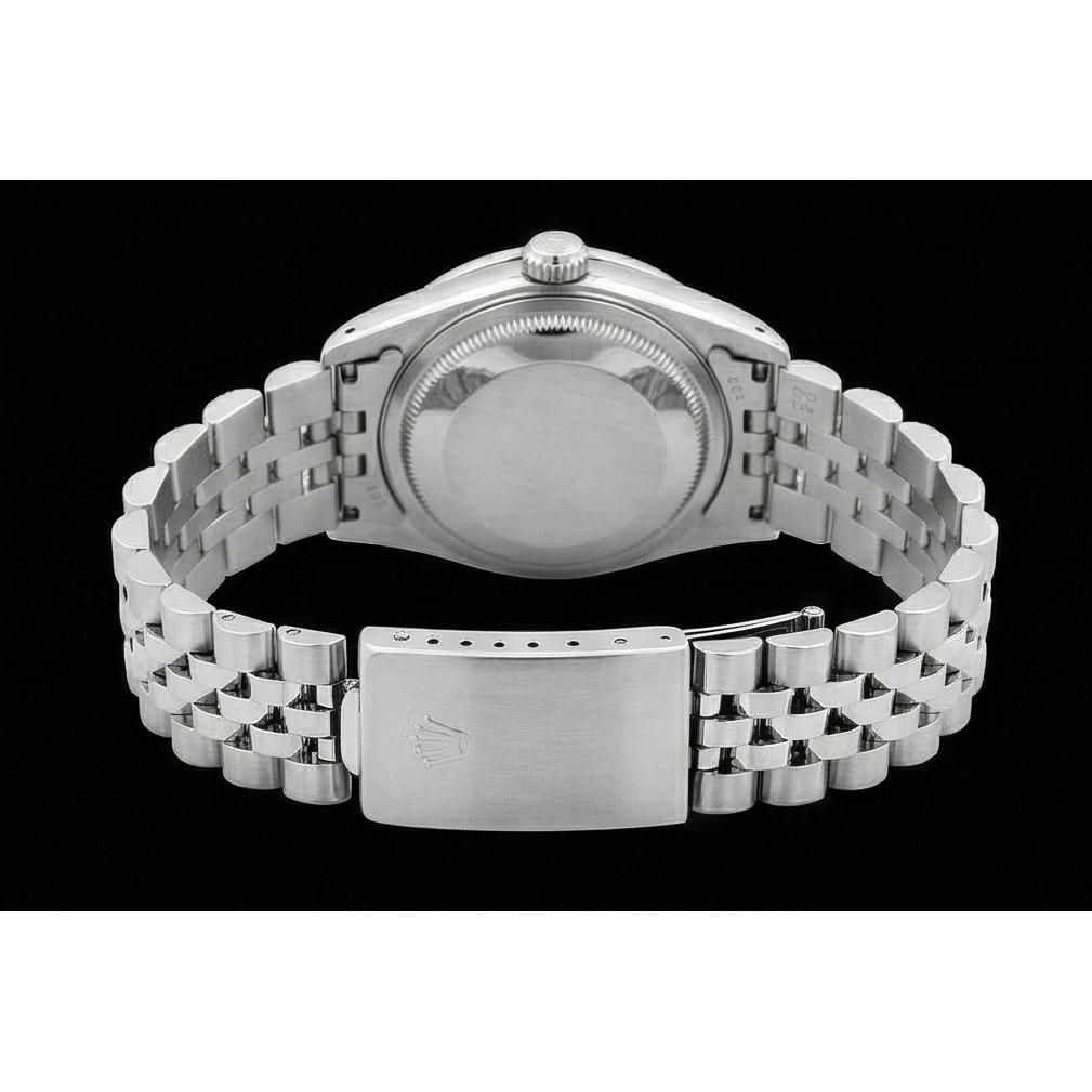 Edelstahl Datejust Champagne Stock Zifferblatt Rolex Damenuhr Jubiläum