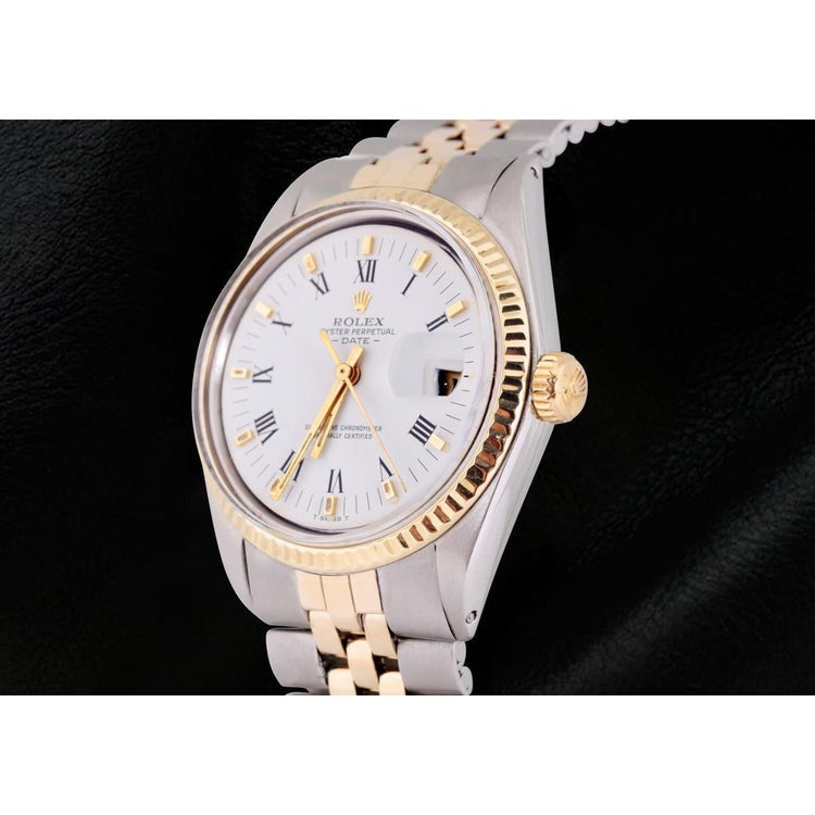 Datumsuhr römisches Zifferblatt Rolex