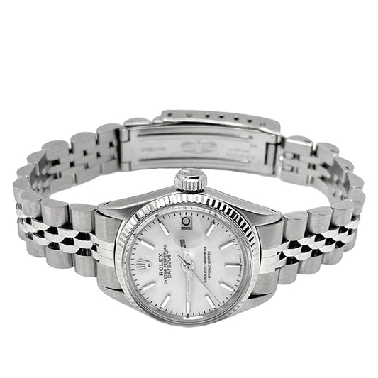 Edelstahl Jubilee Armband Damenuhr Datejust Zifferblatt Rolex Perpetual