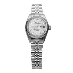 Edelstahl Jubilee Armband Damenuhr Datejust Zifferblatt Rolex Perpetual