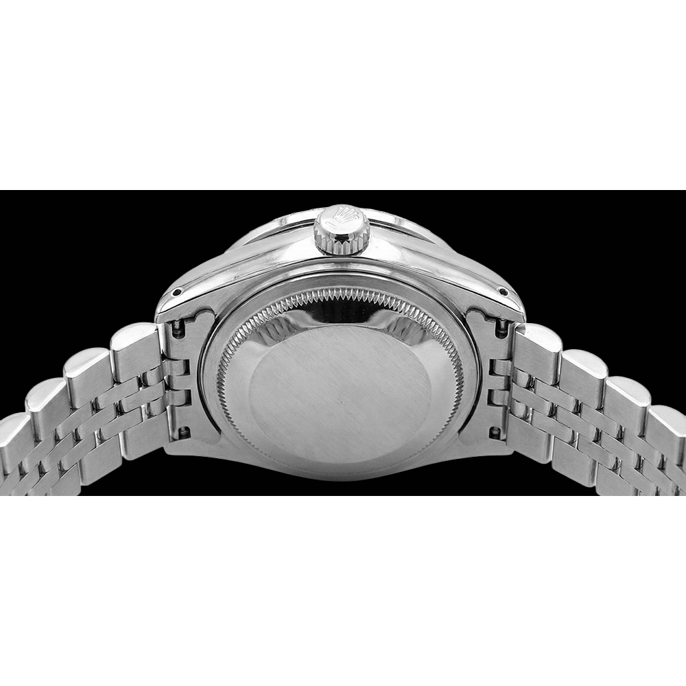 Edelstahl Jubilee Armband Rolex Damenuhr Stick Zifferblatt Diamant Lünette