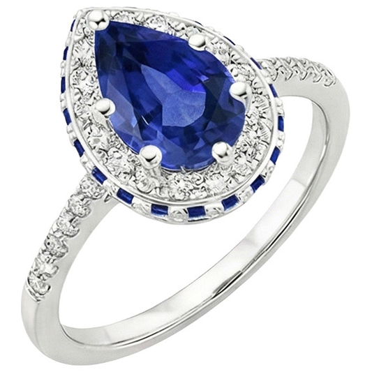 echter round diamant 6Karat ring Seitenansicht