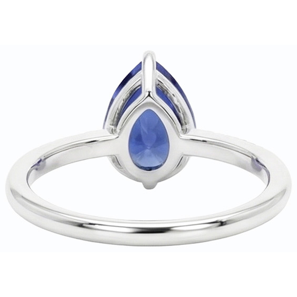 echter round diamant 3Karat ring Detailansicht