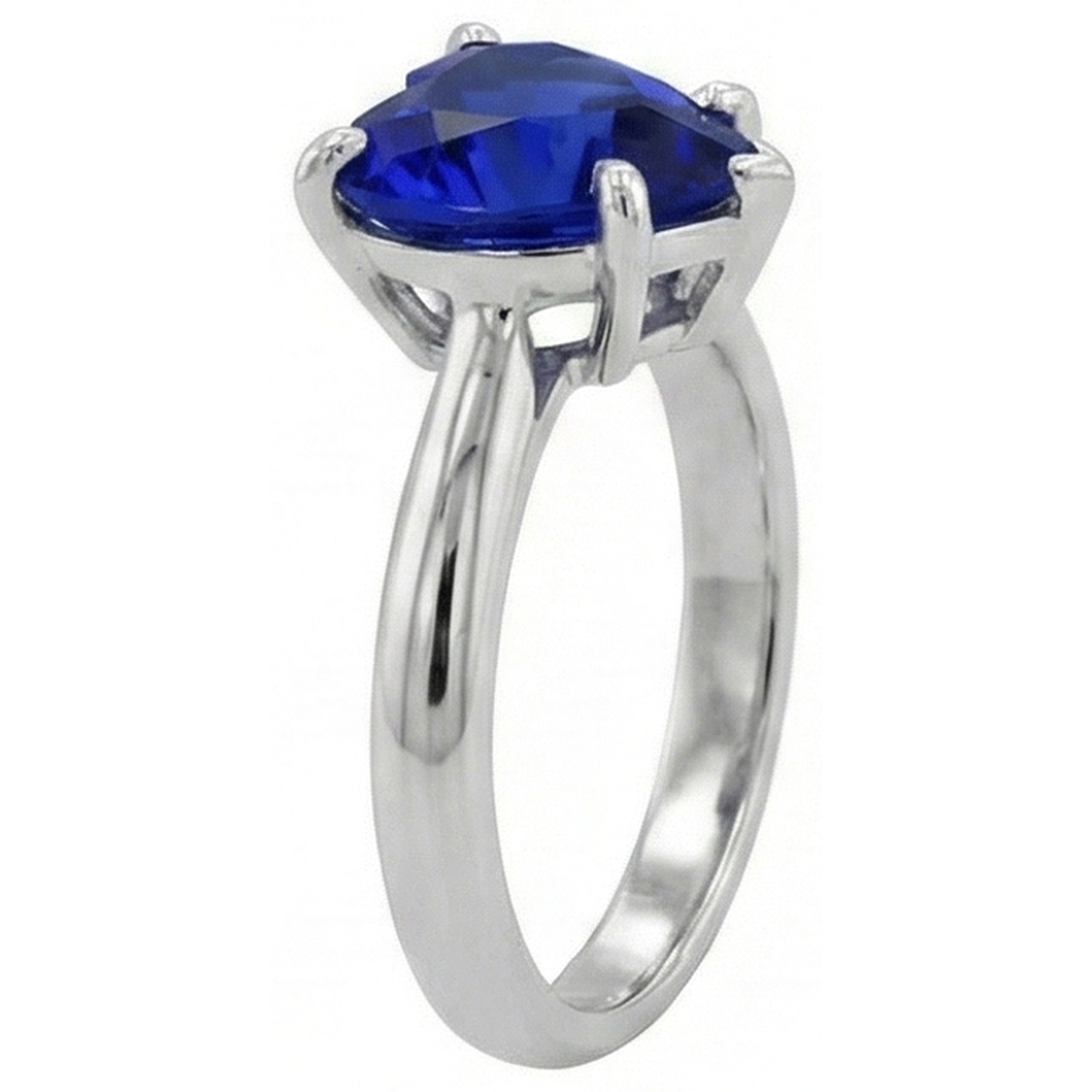 echter heart diamant 2.50Karat ring Draufsicht