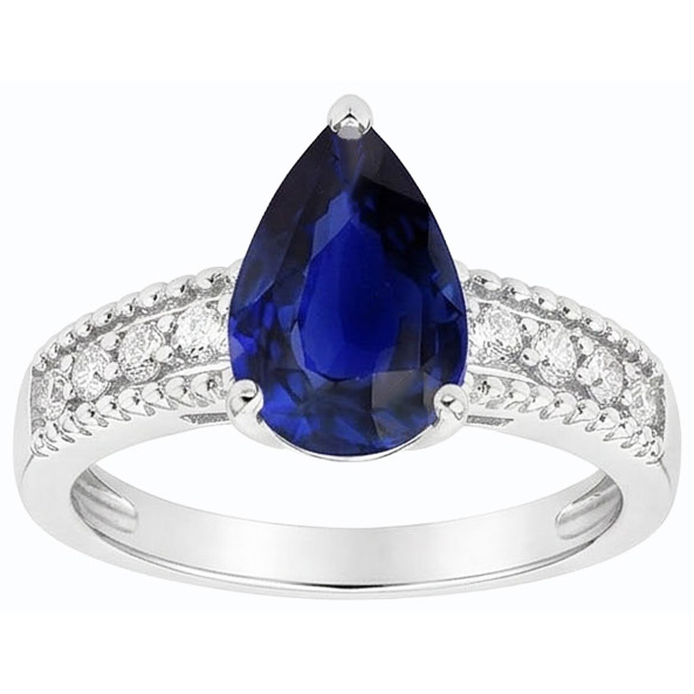 echter round diamant 2.50Karat ring Profilansicht