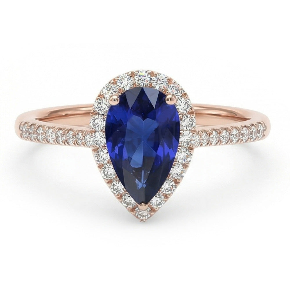 echter round diamant 3.50Karat ring Vorderansicht
