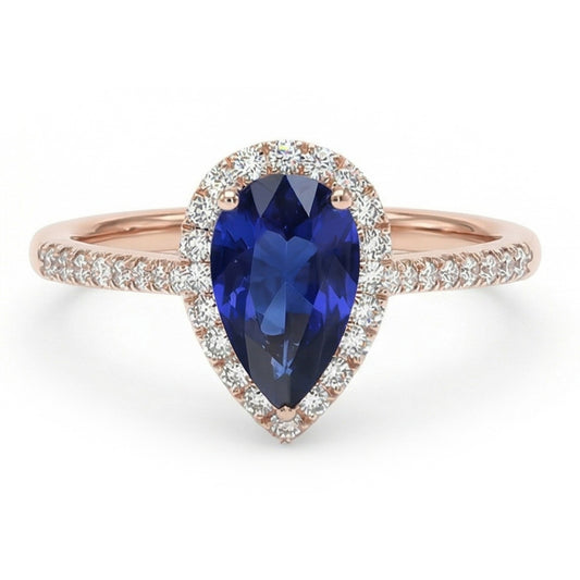 echter round diamant 3.50Karat ring Vorderansicht