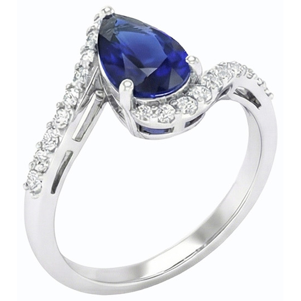 echter round diamant 3Karat ring Detailansicht