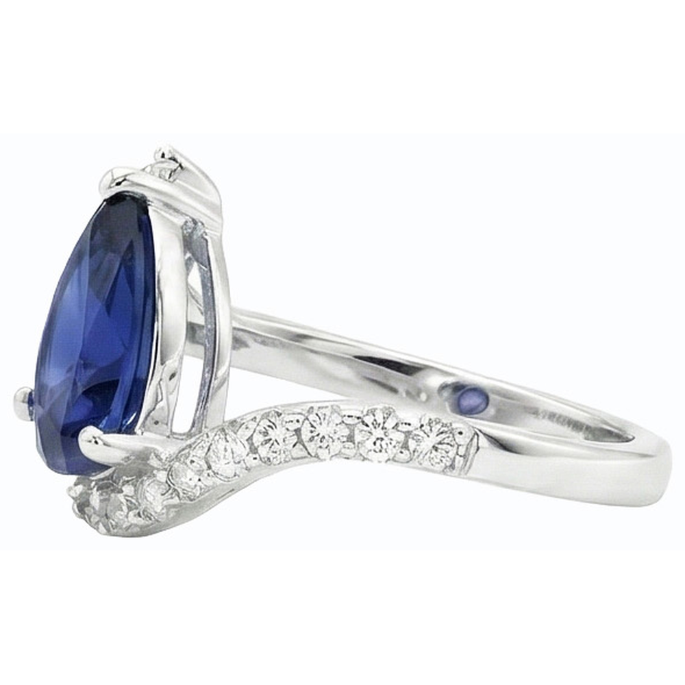 echter round diamant 3Karat ring Profilansicht