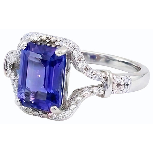 echter round diamant 4Karat ring Vorderansicht