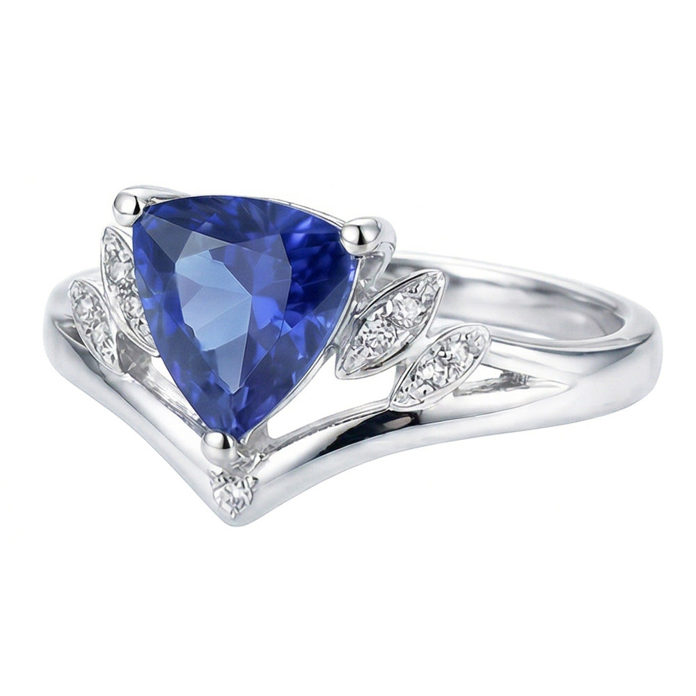 echter round diamant 2Karat ring Detailansicht