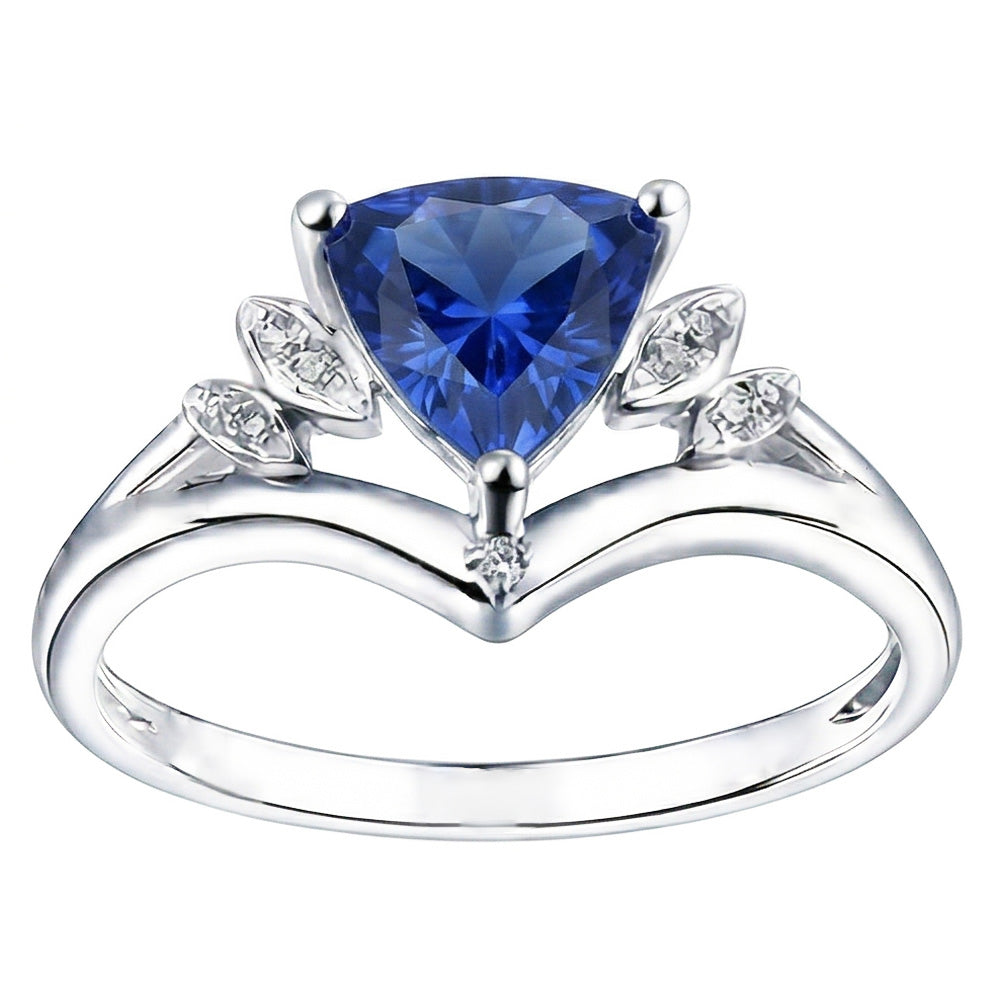 echter round diamant 2Karat ring Draufsicht