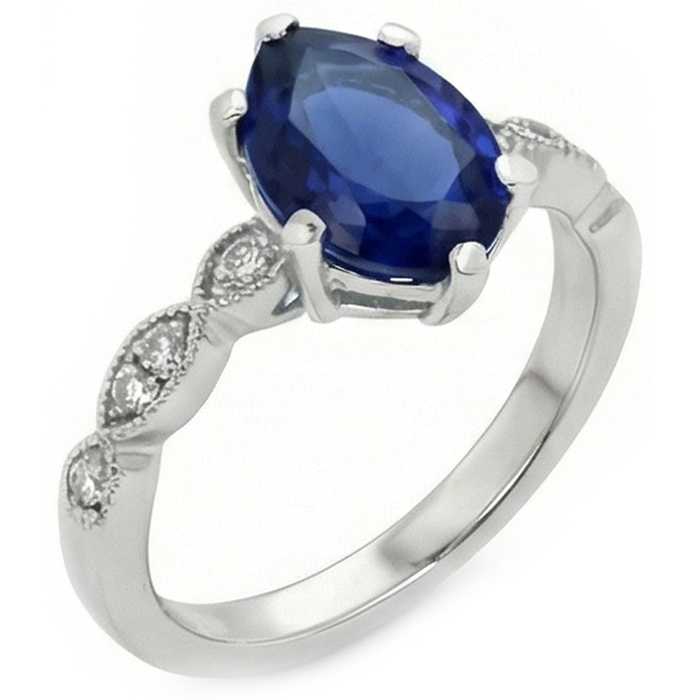 echter round diamant 2.50Karat ring Vorderansicht
