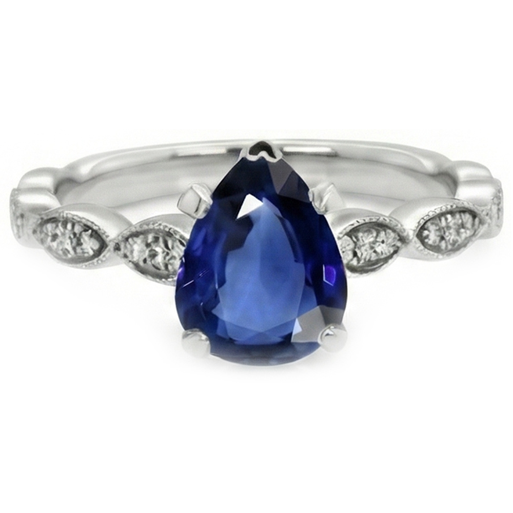 echter round diamant 2.50Karat ring Detailansicht