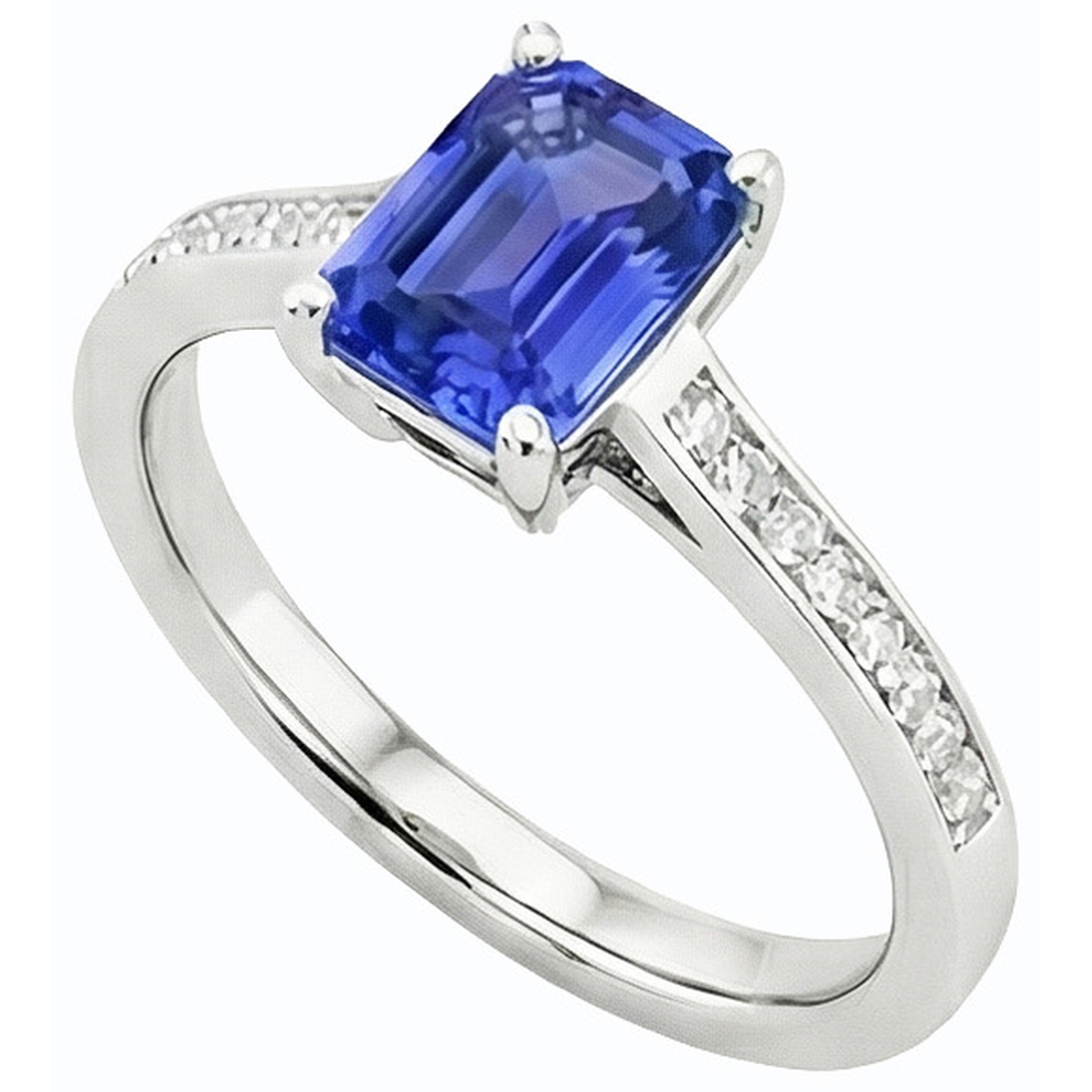 echter round diamant 2Karat ring Detailansicht