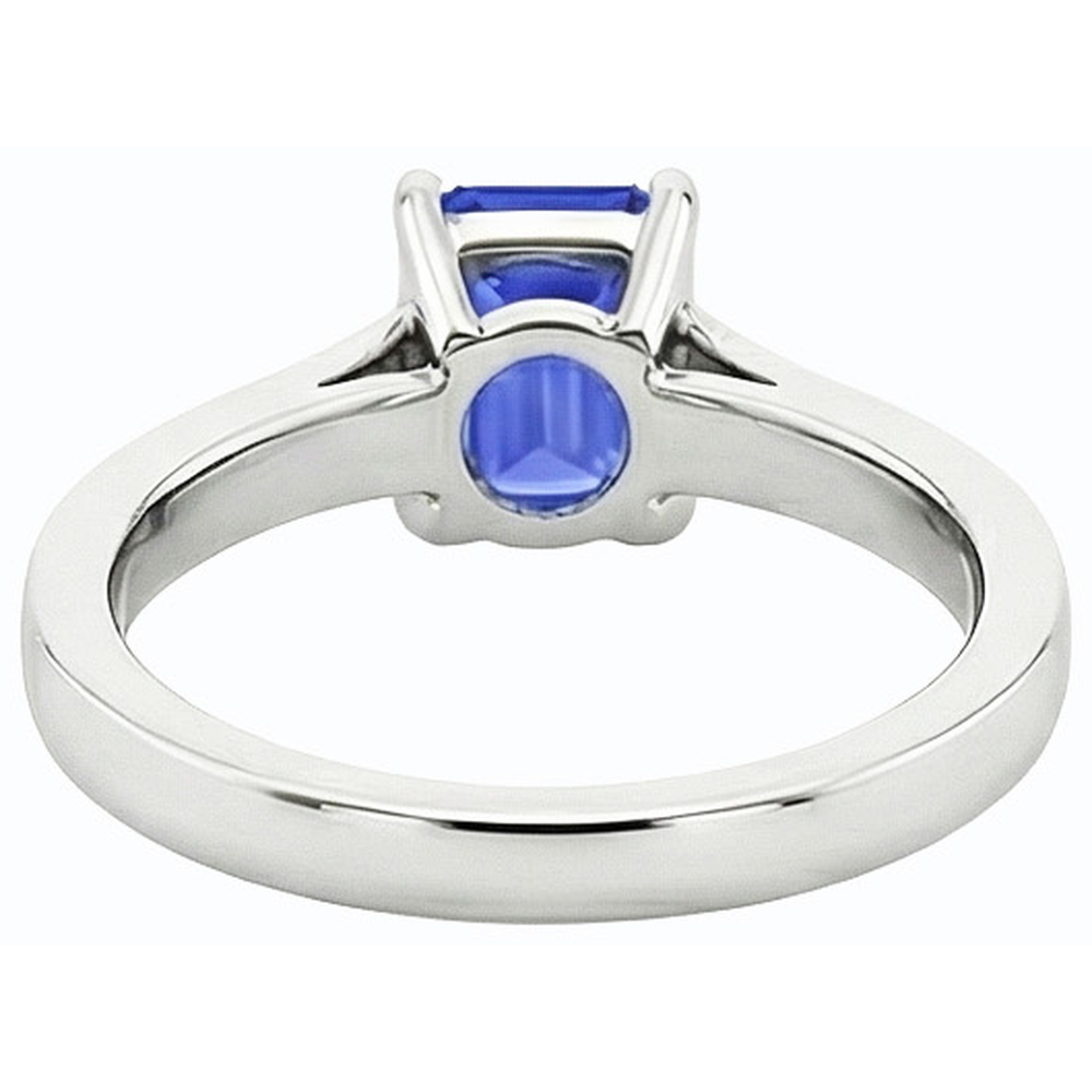 echter round diamant 2Karat ring Profilansicht