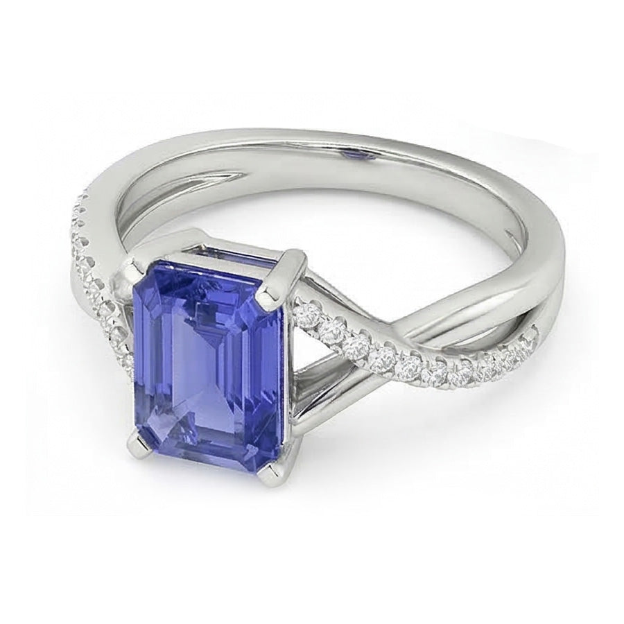 echter round diamant 3Karat ring Draufsicht