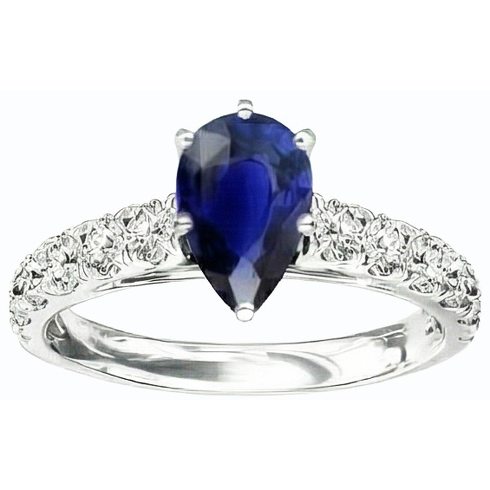 echter round diamant 3.50Karat ring Profilansicht