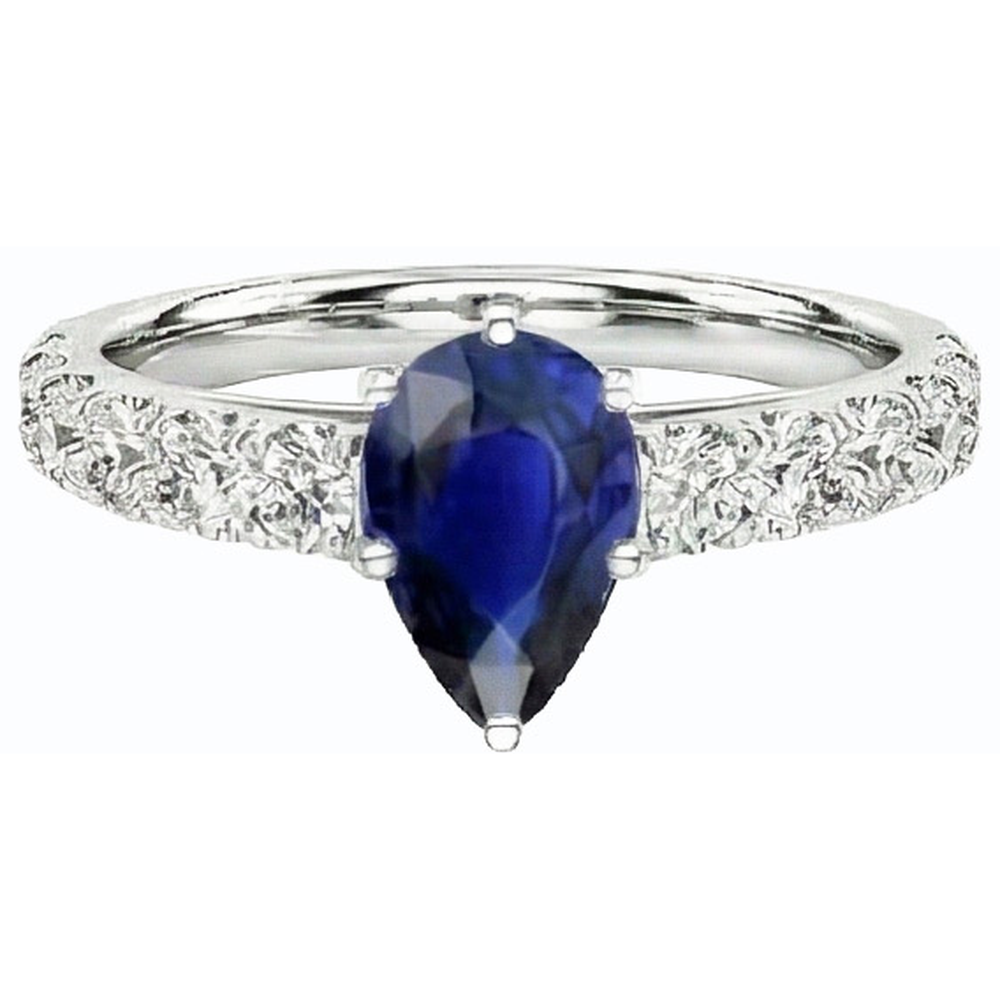 echter round diamant 3.50Karat ring auf Weiß