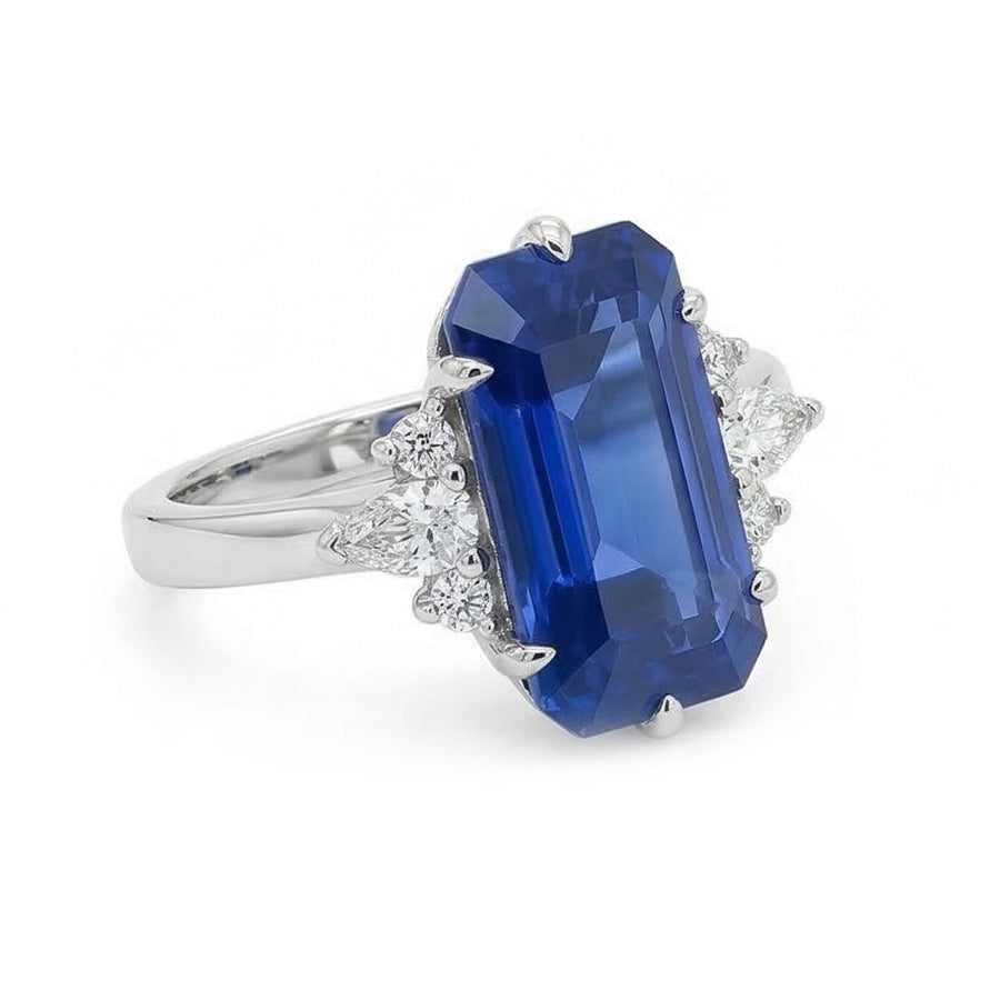 echter round diamant 3Karat ring Vorderansicht