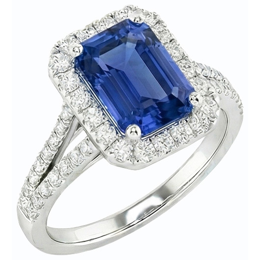 echter round diamant 4.50Karat ring Detailansicht