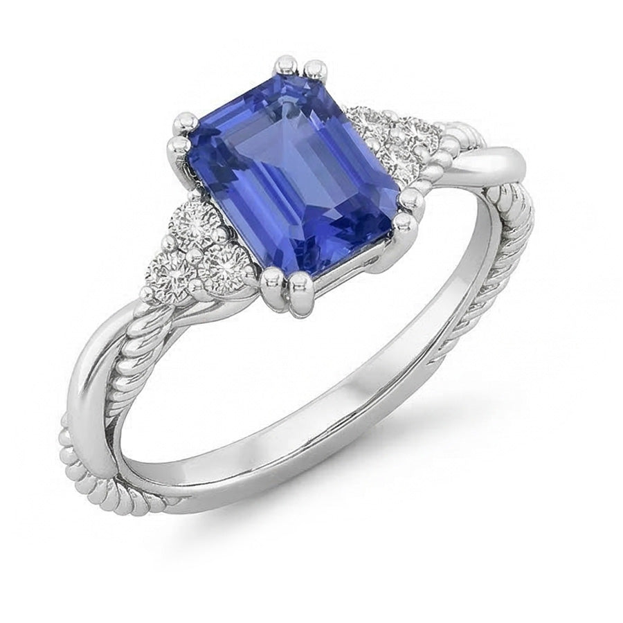 echter round diamant 2Karat ring Vorderansicht