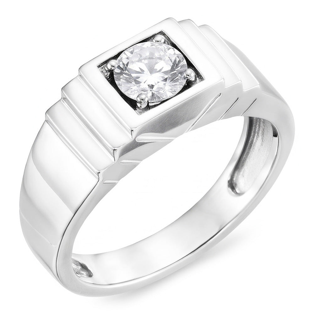 Edler Diamant im Old Mine Cut Solitär-Ring 2 Karat – 14 Karat